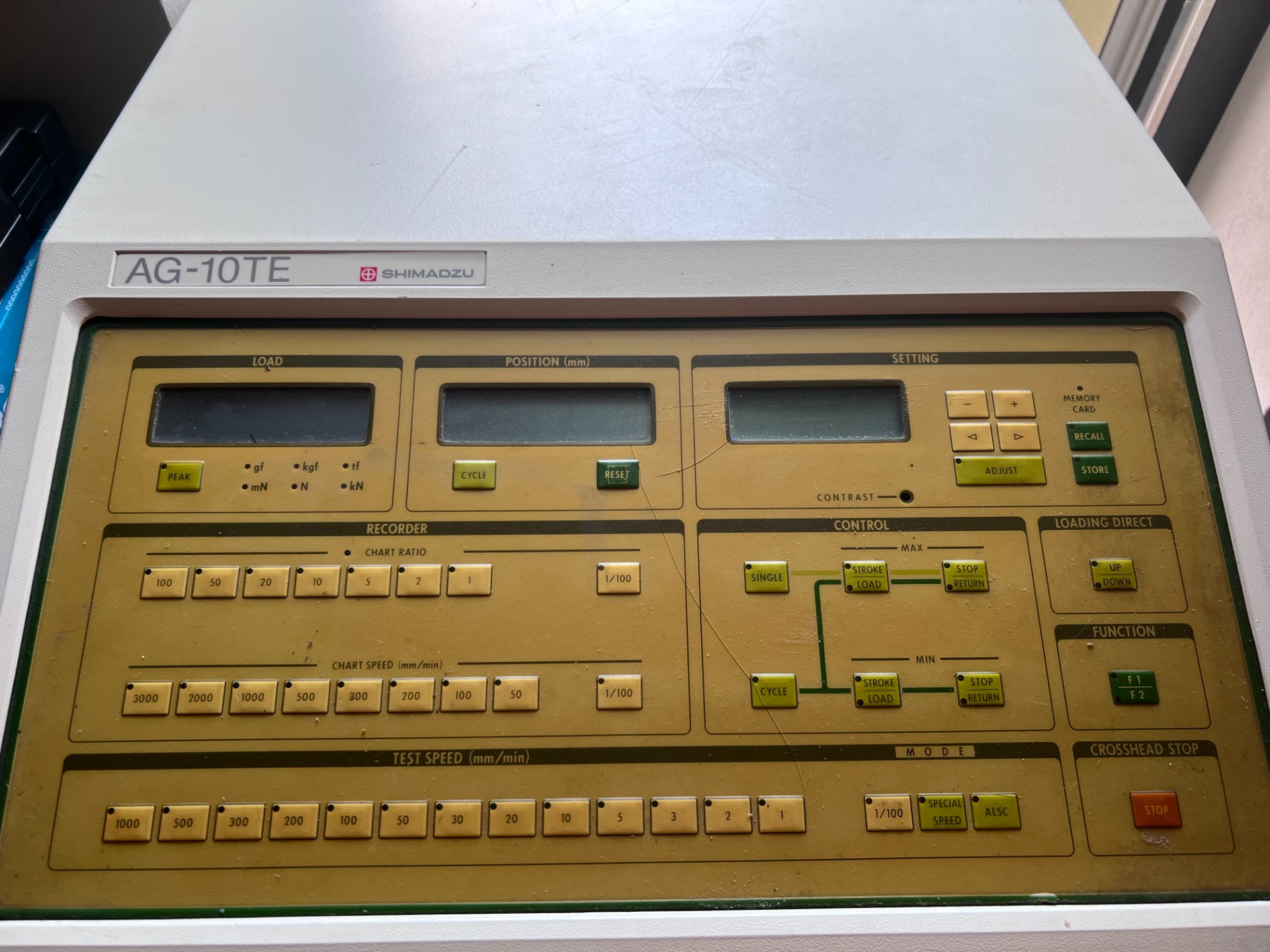 oroginal complete controller with motor for Autograph AG-E Shimadzu 100kN